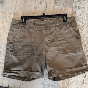 Sanctuary Brown Cargo Shorts